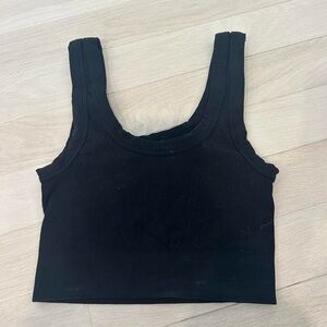 Black Sleeveless Women's Top